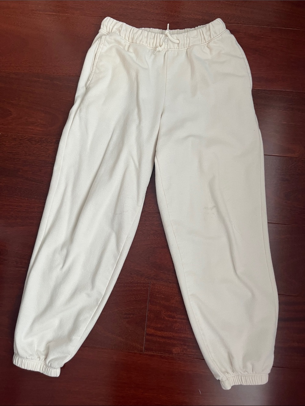 Old Navy Cream Men's Jogger Sweatpants with Drawstring